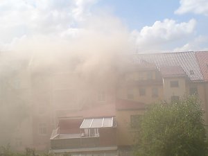 Brand in Nordhausen