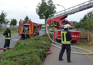 Brand in der Schachtstra&szlig;e