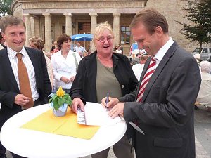 Wahlkampftour Althaus