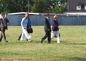 Besuch von Angela Merkel in Nordhausen