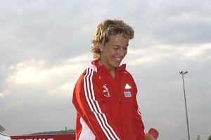 Steffi Nerius auf dem G&ouml;ldner