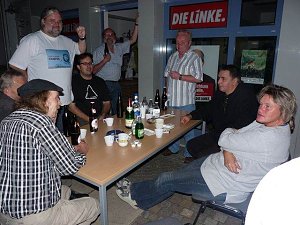 Wahlparty Die Linke