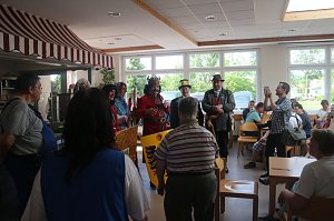 Rolandgruppe zu Besuch bei der Lebenshilfe