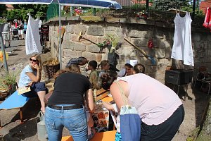 "Gro&szlig;e Schweinerei" vor der Kindervilla