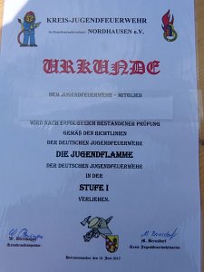 Hohnsteiner Jugendfeuerwehren im Pr&uuml;fungsstress