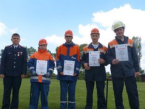 Hohnsteiner Jugendfeuerwehren im Pr&uuml;fungsstress