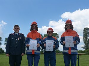 Hohnsteiner Jugendfeuerwehren im Pr&uuml;fungsstress