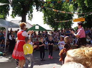 Auf dem Bauernhof war zum 25. Stra&szlig;enfest etwas los