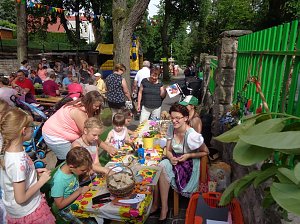 Auf dem Bauernhof war zum 25. Stra&szlig;enfest etwas los