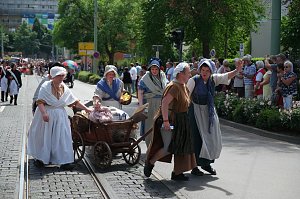 Festumzug zum 1090. Geburtstag der Rolandstadt