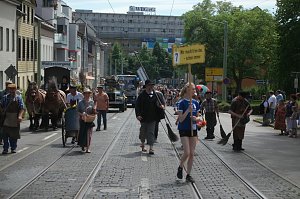 Festumzug zum 1090. Geburtstag der Rolandstadt