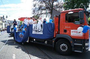 Festumzug zum 1090. Geburtstag der Rolandstadt