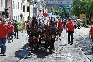 Festumzug zum 1090. Geburtstag der Rolandstadt