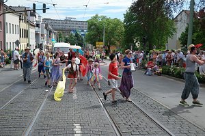 Festumzug zum 1090. Geburtstag der Rolandstadt