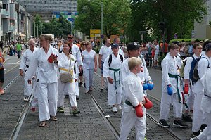 Festumzug zum 1090. Geburtstag der Rolandstadt