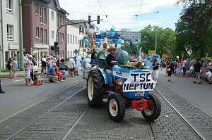 Festumzug zum 1090. Geburtstag der Rolandstadt