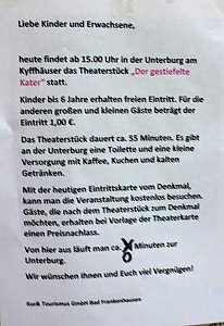 Kleinb&uuml;hne am Kyffh&auml;user eingeweiht