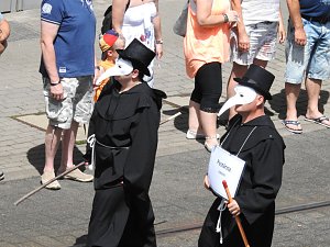 Festumzug aus einer etwas anderen Perspektive