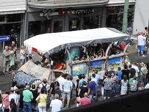 Festumzug aus einer etwas anderen Perspektive