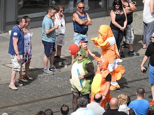 Festumzug aus einer etwas anderen Perspektive