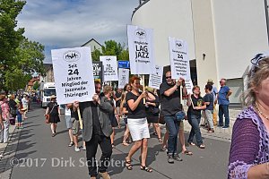 Der Nordhäuser Jazzclub beim großen Festumzug