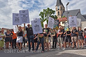 Der Nordhäuser Jazzclub beim großen Festumzug