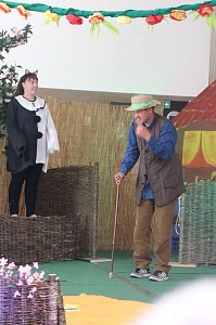 Peter und der Wolf in der Inszenierung der Nordth&uuml;ringer Lebenshilfe