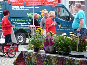 Wahlkampf zwischen Obst und Gem&uuml;se