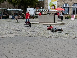 Wahlkampf zwischen Obst und Gem&uuml;se