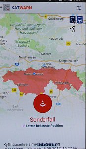 Probealarm bei KATWARN