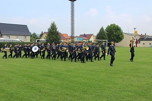 Feierliche  Vereidigung in Berka