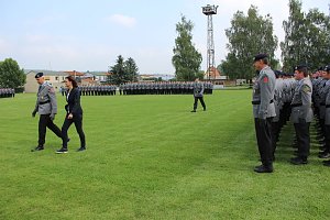 Feierliche  Vereidigung in Berka