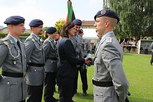 Feierliche  Vereidigung in Berka