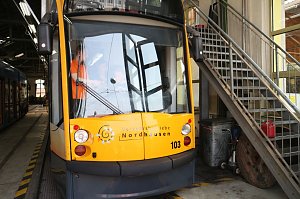 Tag der offenen T&uuml;r im Stra&szlig;enbahndepot