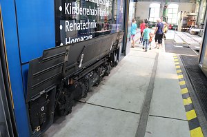 Tag der offenen T&uuml;r im Stra&szlig;enbahndepot