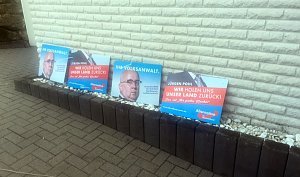 Abgerissen und zerstört