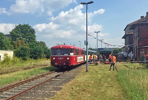 DGB bei Unstrutbahnfest in Ro&szlig;leben dabei