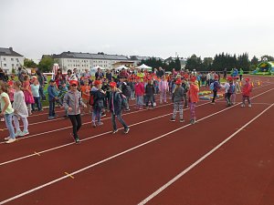 Schulanfangsaktionstag auf dem Hohekreuz-Sportplatz