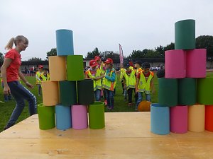 Schulanfangsaktionstag auf dem Hohekreuz-Sportplatz