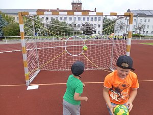 Schulanfangsaktionstag auf dem Hohekreuz-Sportplatz