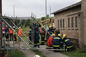 Am Gel&auml;nde des Eisenbahnvereines in der Erfurter Stra&szlig;e / Am Petersenschacht fand am sp&auml;ten Nachmittag eine Rettungsgro&szlig;&uuml;bung statt (<b>Update</b>)...  Die diesj&auml;hrigen Gro&szlig;&uuml;bung fand in der N&auml;he des Hauptbahnhofs in Sondershausen statt. Alle drei Jahr steht so eine Gro&szlig;&uuml;bung auf dem Plan. Waren es beim beim letzten Mal 30 Verletzte in einem Eisenbahnwaggon, waren dieses dieses Mal "nur" acht verl