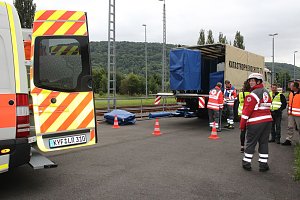 Am Gel&auml;nde des Eisenbahnvereines in der Erfurter Stra&szlig;e / Am Petersenschacht fand am sp&auml;ten Nachmittag eine Rettungsgro&szlig;&uuml;bung statt (<b>Update</b>)...  Die diesj&auml;hrigen Gro&szlig;&uuml;bung fand in der N&auml;he des Hauptbahnhofs in Sondershausen statt. Alle drei Jahr steht so eine Gro&szlig;&uuml;bung auf dem Plan. Waren es beim beim letzten Mal 30 Verletzte in einem Eisenbahnwaggon, waren dieses dieses Mal "nur" acht verl