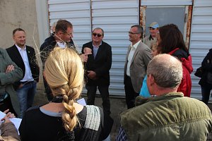 Landwirte beim Kyffh&auml;user Erntegespr&auml;ch