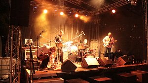Jazz-Attack auf dem Hof der Jugendkunstschule Nordhausen