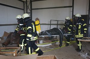 Feuerwehren der Gemeinde Werther probten Ernstfall
