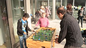 Spurensicherung in der Stadtbibliothek
