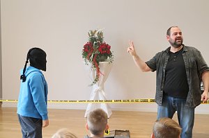 Spurensicherung in der Stadtbibliothek