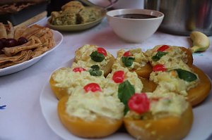 Essen der Kulturen in der Kurzen Meile