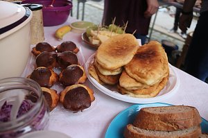 Essen der Kulturen in der Kurzen Meile