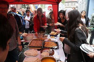 Essen der Kulturen in der Kurzen Meile